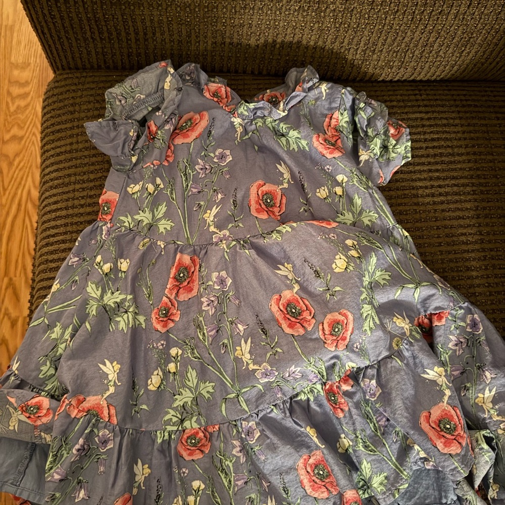 Janie and Jack Purple Floral Kids Dress